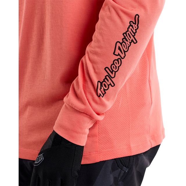 Troy Lee Designs Ride Tee Pitkähihainen Pyöräilypaita